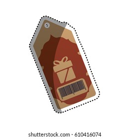 Shopping label tag icon vector illustration graphic design