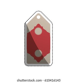 Shopping label tag icon vector illustration graphic design