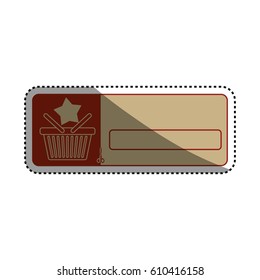 Shopping label tag icon vector illustration graphic design