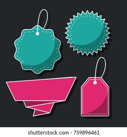 Shopping label tags