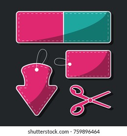 Shopping label tags
