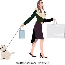 Shopping lady