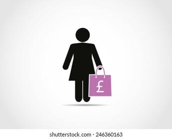 Shopping Lady