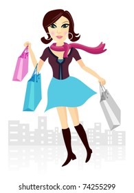 Shopping Lady