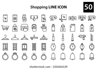 shopping line icon