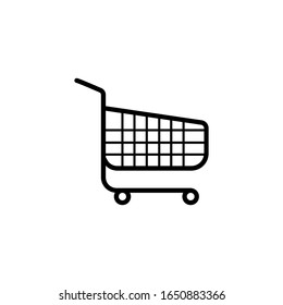 Shopping line icon vector illustration design