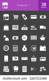 Shopping Line Icons