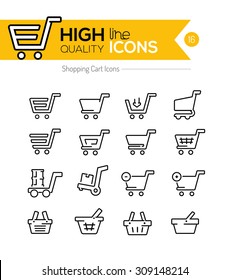 Shopping Line Icons Series