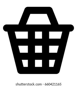 Shopping Line Vector Icon