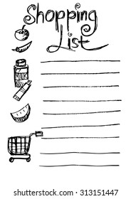  shopping list