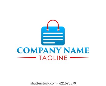 Shopping list abstract logo