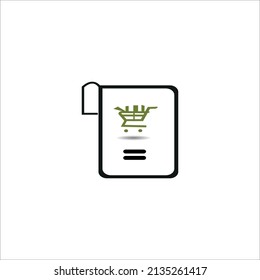 Symbol der Einkaufsliste (Vektorgrafik)