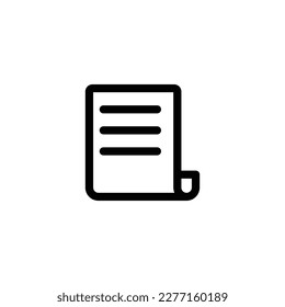 símbolo de signo de lista de compras. ilustración vectorial sobre fondo blanco