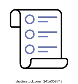 Diseño vectorial de lista de compras, fácil de usar y descargar