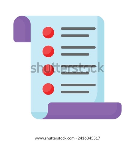 Shopping list vector design, easy to use and download