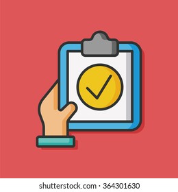 shopping list vector icon