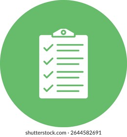 Shopping List vector icon. Can be used for printing, mobile and web applications.