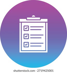 Shopping List vector icon. Can be used for printing, mobile and web applications.