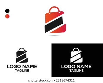 Shopping logo. Bag logo design. Shop logo. Market. Business. Creative bag vector. Unique. Finance. Premium shopping logo. Templet.