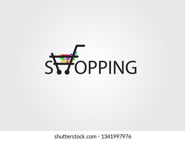Shopping logo design