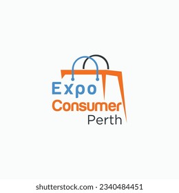 diseño del logotipo de la compra, plantilla de diseño del logotipo de la bolsa de la compra