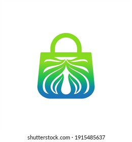 Diseño de logotipo de compras, plantillas de logotipo creativo para compras en línea