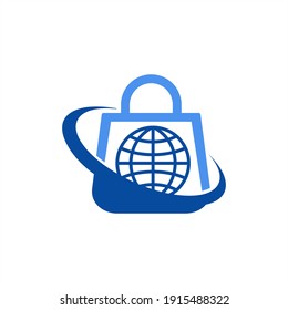Shopping logo design, Creative logo templates made for online shopping