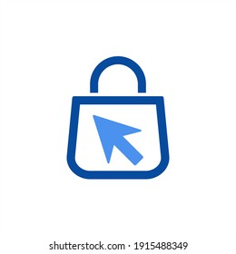 Shopping logo design, Creative logo templates made for online shopping