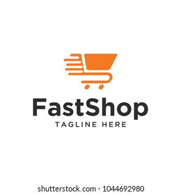 shopping logo design template