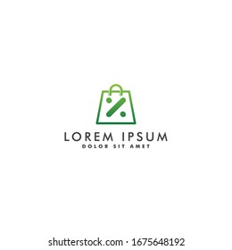 Dibujo vectorial de diseño del logotipo de compra