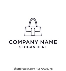 Shopping logo design vector , colorful circle on shopping bag. Abstract concept for online store.