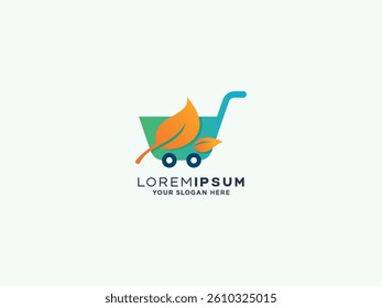 Shopping logo design vector template