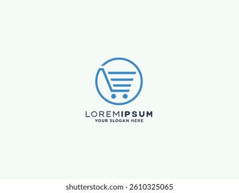 Shopping logo design vector template