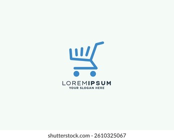 Shopping logo design vector template