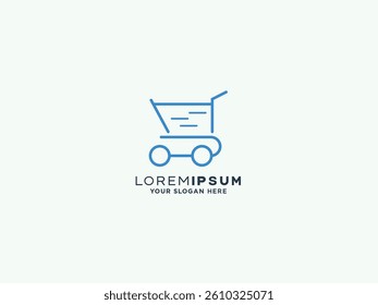 Shopping logo design vector template