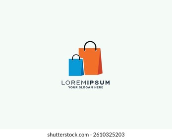 Shopping logo design vector template