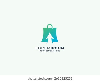 Shopping logo design vector template