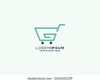 Shopping logo design vector template
