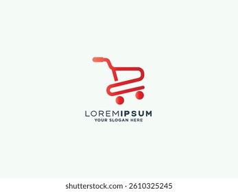 Shopping logo design vector template