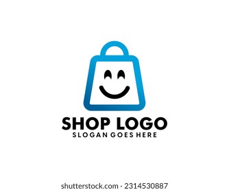 Shopping logo, E-commerce logotype, Shooping website, Purple gradient, Women's shopping website, fast shopping, E-store, website, application, template, business, company, online shop