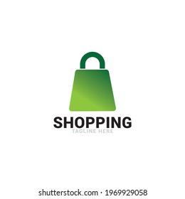 Shopping logo icon vector template.