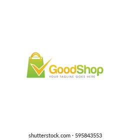 shopping logo icon vector template