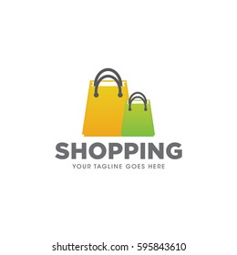 shopping logo icon vector template