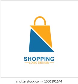 Shopping Logo  Illustration Design. Online Shop Logo Design Template