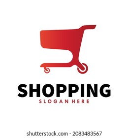 Vector de diseño de plantillas de logotipo de compras