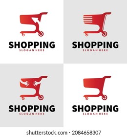 Shopping Logo Template Design Vector