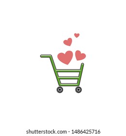 Shopping Logo Template Stock Vector