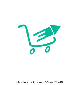 Shopping Logo Template Stock Vector