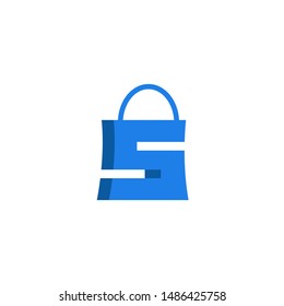 Shopping Logo Template Stock Vector