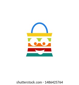 Shopping Logo Template Stock Vector